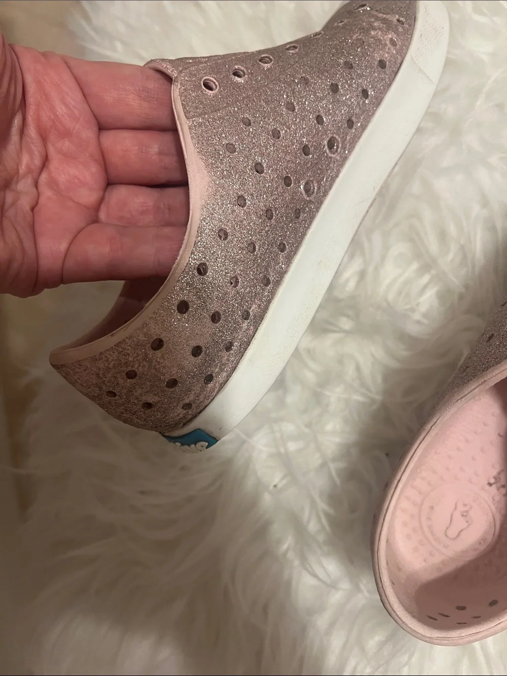 Native Glitter Jefferson Slip-On Sandals (1)